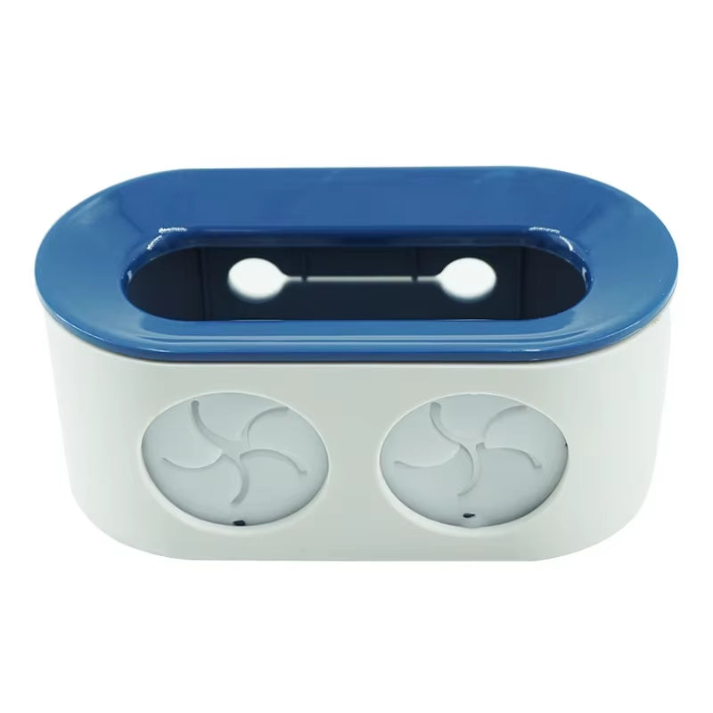 Revolutionize Your Bathroom with the Double Hole Electric Toothbrush Holder - Space-Saving Organizer for Oral B Brushes!