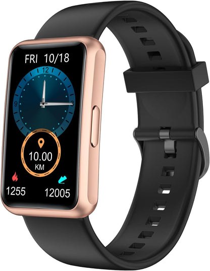Fitness Tracker - Bluetooth-Free, App-Free, Standalone Fitness Watch for Men and Women, IP68 Waterproof, Full Touch Screen, Steps and Calories Counter, Sleep Tracker, Alarm Clock (Purple)