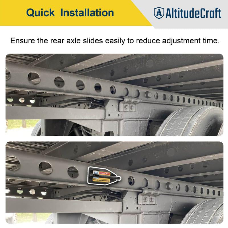 Altitudecraft Tandem Slide Stopper for Semi Trucks – Heavy Duty Magnetic Axle Lock with Precise Adjustment, Durable Rubber Face, Built for Tough Conditions and Long-Term Reliability and Daily Use