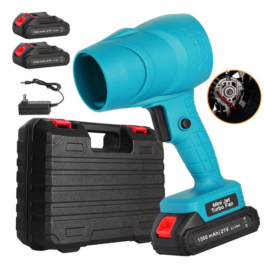 1050W High-Power Portable Jet Blower Turbo with Toolbox for Lawn Maintenance and Car Washing