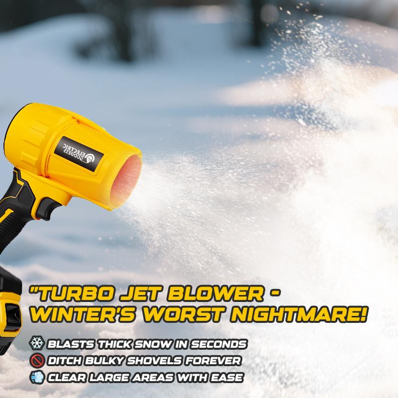 EGOD Turbo Jet Blower,Leaf Blower, Violent Turbo Fan, Brushless Pure Copper Motor,Car Drying after Wash, Handheld Snow Blower, Turbo Power Air Duster Portable Handle Fathersdaygifts