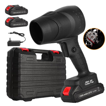 1050W High-Power Portable Jet Blower Turbo with Toolbox for Lawn Maintenance and Car Washing