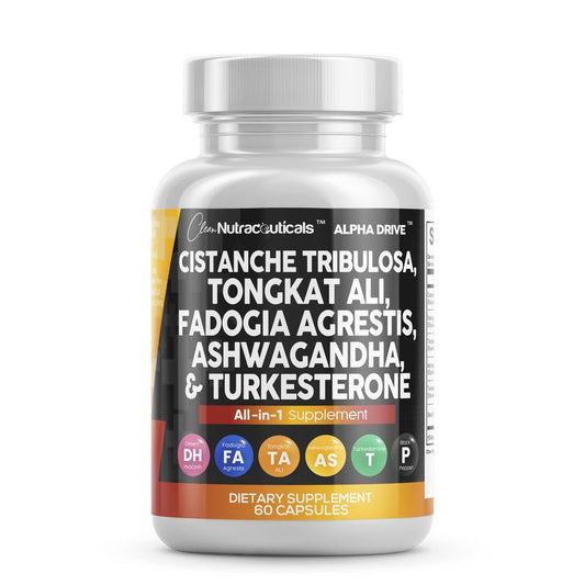 Clean Nutra Cistanche Tribulosa Supplement - Made in USA Fitness Healthcare