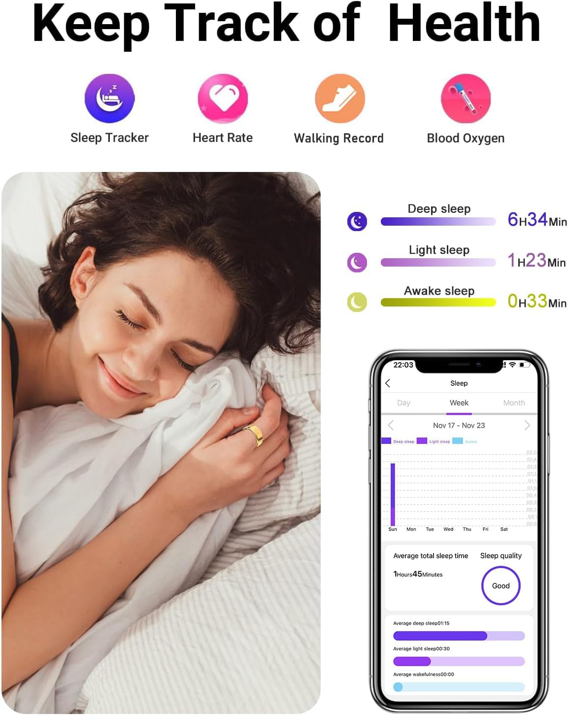 2025 Enhanced Smart Health Tracking Ring for Men and Women - IP68 Waterproof Fitness Tracker with Sleep Monitoring, Heart Rate, Blood Oxygen, Step Count, Distance, and Caloric Burn, Includes Air Shutter and 7-Day Charging Case, Silver #10