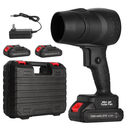 1050W High-Power Portable Jet Blower Turbo with Toolbox for Lawn Maintenance and Car Washing