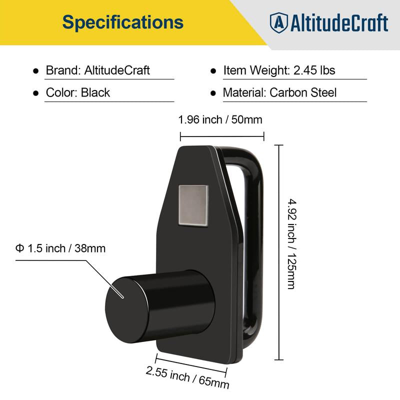 Altitudecraft Tandem Slide Stopper for Semi Trucks – Heavy Duty Magnetic Axle Lock with Precise Adjustment, Durable Rubber Face, Built for Tough Conditions and Long-Term Reliability and Daily Use