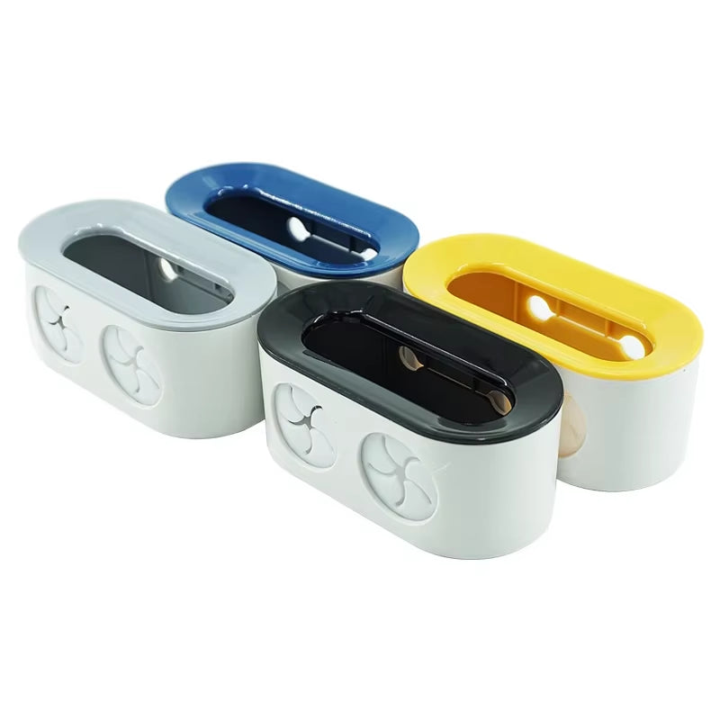 Revolutionize Your Bathroom with the Double Hole Electric Toothbrush Holder - Space-Saving Organizer for Oral B Brushes!