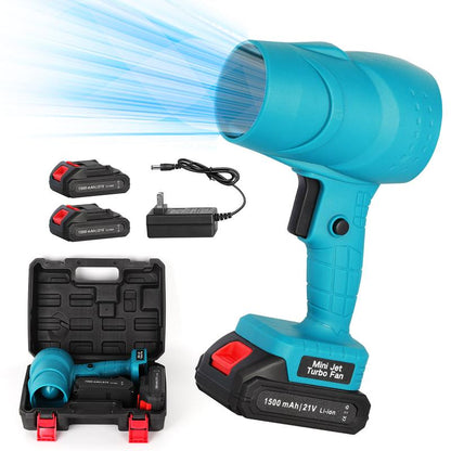 1050W High-Power Portable Jet Blower Turbo with Toolbox for Lawn Maintenance and Car Washing