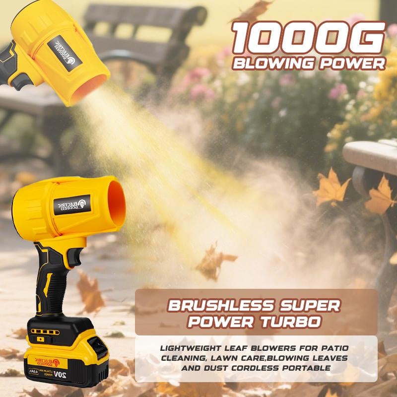 EGOD Turbo Jet Blower,Leaf Blower, Violent Turbo Fan, Brushless Pure Copper Motor,Car Drying after Wash, Handheld Snow Blower, Turbo Power Air Duster Portable Handle Fathersdaygifts