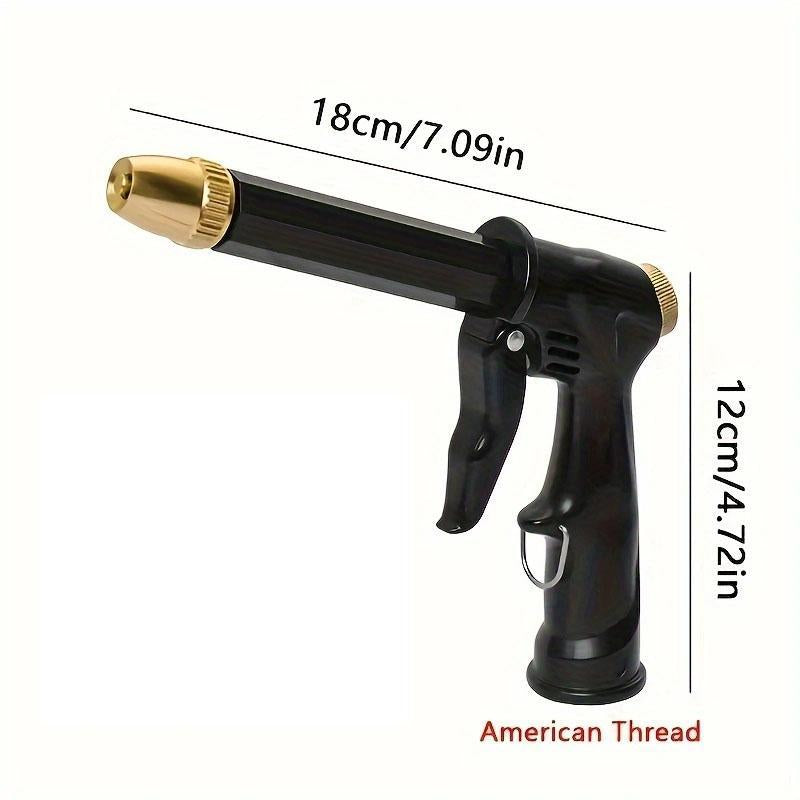 Portable Expandable Garden Hose Set, Portable Garden Hose with 3/4 Inch Heavy Duty Solid Brass Connector, Lightweight & Leak Proof Water Hose for Watering & Car Washing, Outdoor, Tools, Spray