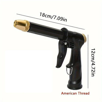 Portable Expandable Garden Hose Set, Portable Garden Hose with 3/4 Inch Heavy Duty Solid Brass Connector, Lightweight & Leak Proof Water Hose for Watering & Car Washing, Outdoor, Tools, Spray