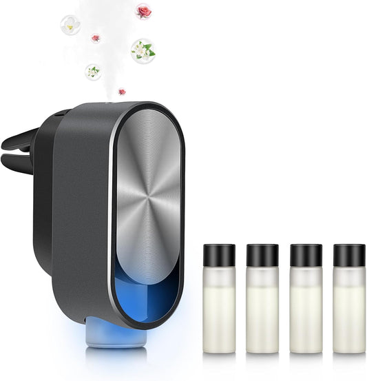 Automatic Smart Car Air Freshener Diffuser with Four Essential Oils