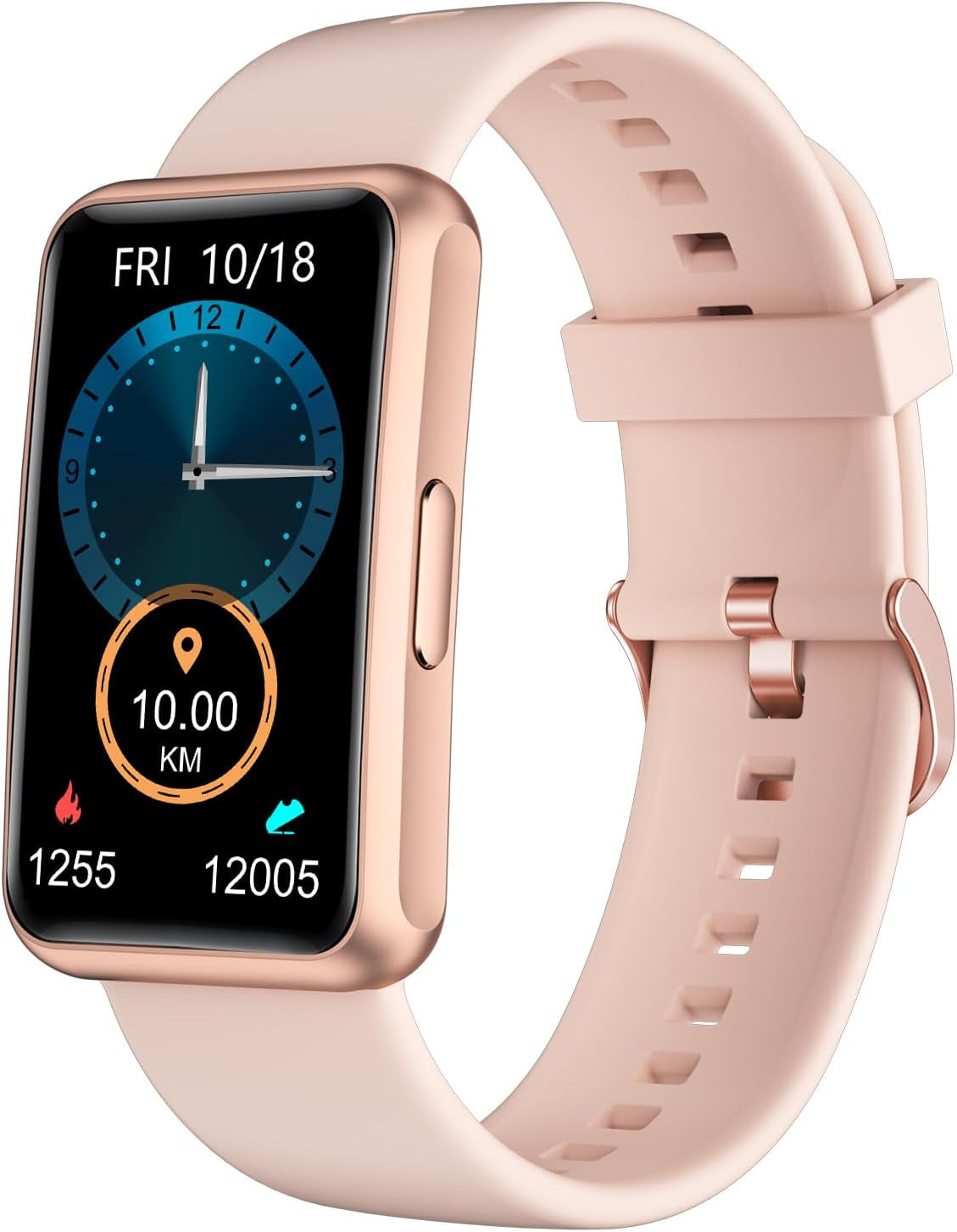 Fitness Tracker - Bluetooth-Free, App-Free, Standalone Fitness Watch for Men and Women, IP68 Waterproof, Full Touch Screen, Steps and Calories Counter, Sleep Tracker, Alarm Clock (Purple)