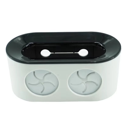 Revolutionize Your Bathroom with the Double Hole Electric Toothbrush Holder - Space-Saving Organizer for Oral B Brushes!