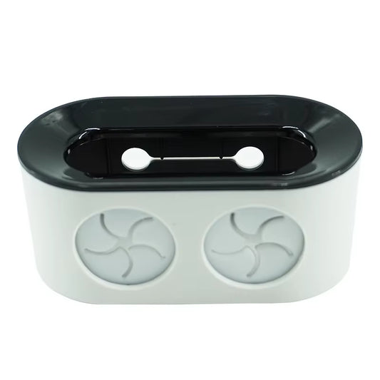 Revolutionize Your Bathroom with the Double Hole Electric Toothbrush Holder - Space-Saving Organizer for Oral B Brushes!