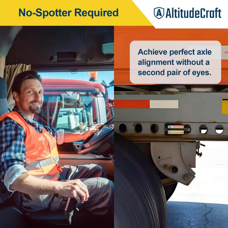 Altitudecraft Tandem Slide Stopper for Semi Trucks – Heavy Duty Magnetic Axle Lock with Precise Adjustment, Durable Rubber Face, Built for Tough Conditions and Long-Term Reliability and Daily Use